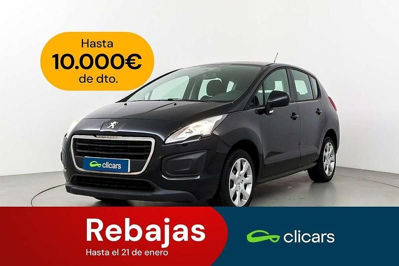 Negro Usado 2015 Peugeot 3008 Access Monovolumen | 6690 € (Super precio) - Imagen 1/4