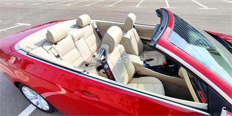 Rojo Usado 2008 BMW 320 Cabriolet Descapotable | 9500 € (Super precio) - Imagen 1/4