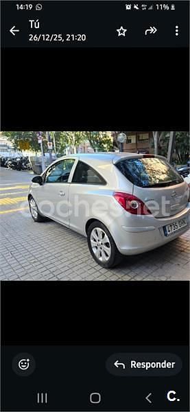 Usado Opel Corsa Sport 90 CV (66 kW) 2008 Gris / plata Utilitario