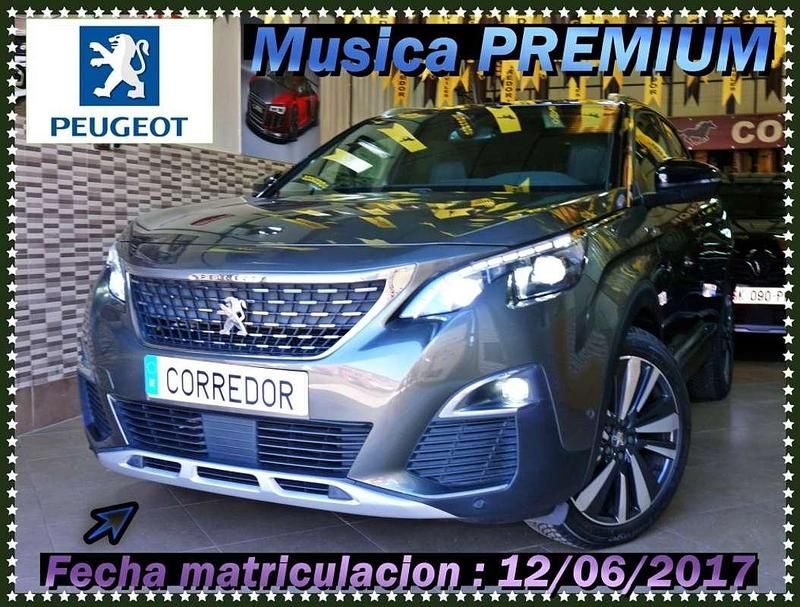 Usado Peugeot 3008 GT-line 165 CV (121 kW) 2017 Gris / plata SUV