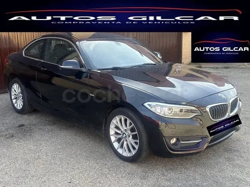 Usado BMW 218 Sport Line 150 CV (110 kW) 2016 Negro Coupe