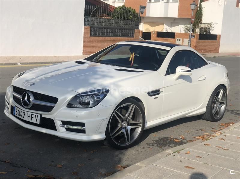 Usado Mercedes SLK250 204 CV (150 kW) 2011 Blanco Descapotable