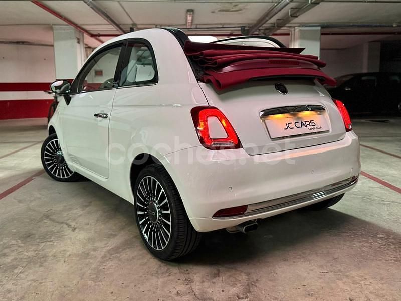 Usado Fiat 500C Lounge 69 CV (50 kW) 2018 Blanco Descapotable