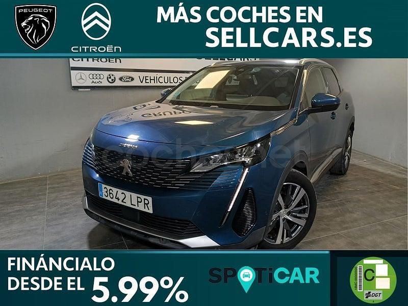 Usado Peugeot 3008 Allure 131 CV (96 kW) 2021 Azul SUV