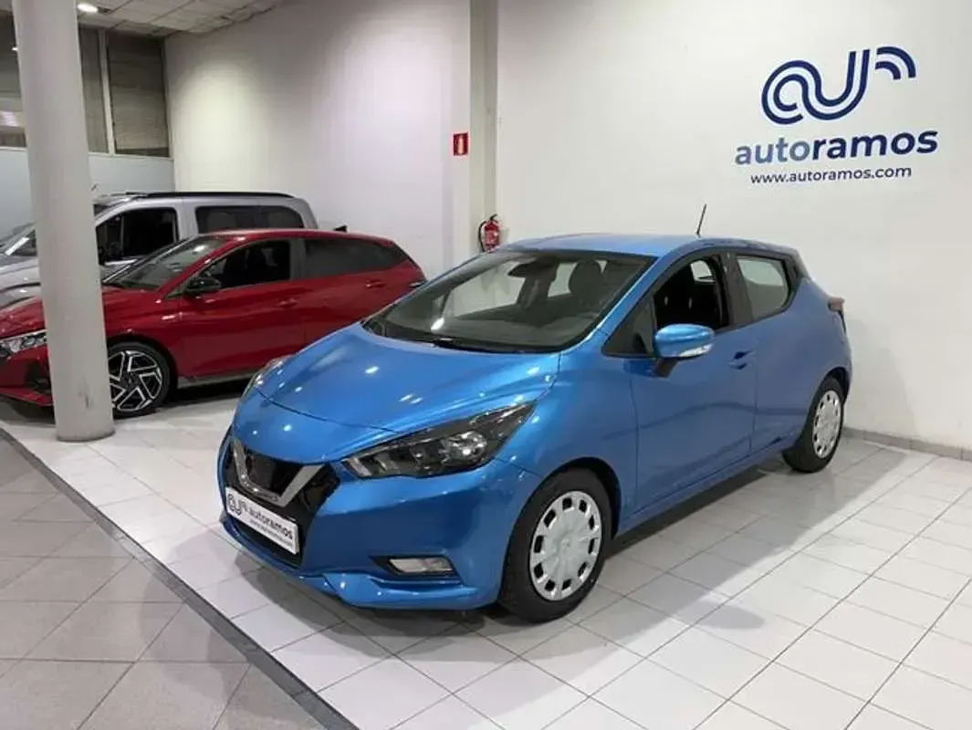 Usado Nissan Micra Acenta 92 CV (67 kW) 2022 Azul Utilitario