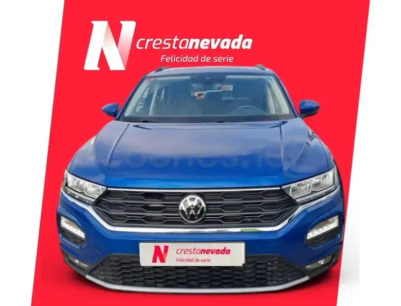 Usado VW T-Roc Advance 115 CV (84 kW) 2021 Azul SUV