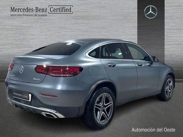 Usado Mercedes GLC220 194 CV (142 kW) 2021 Gris selenita Coupe
