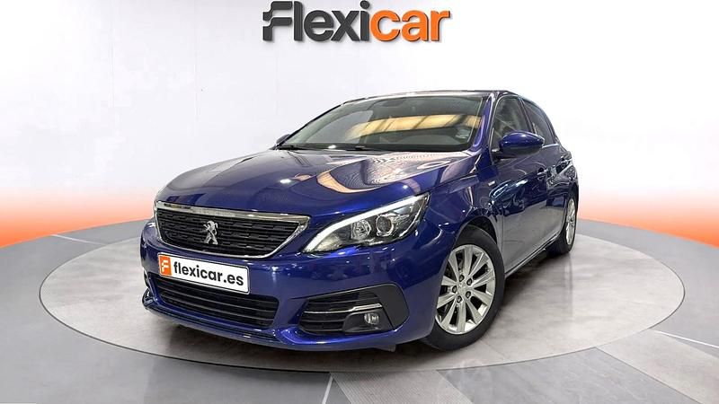 Usado Peugeot 308 Style 131 CV (96 kW) 2020 Azul Utilitario