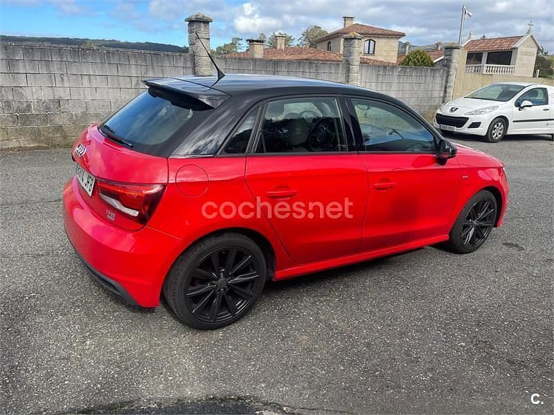 Usado Audi A1 Sportback 95 CV (69 kW) 2015 Rojo Utilitario