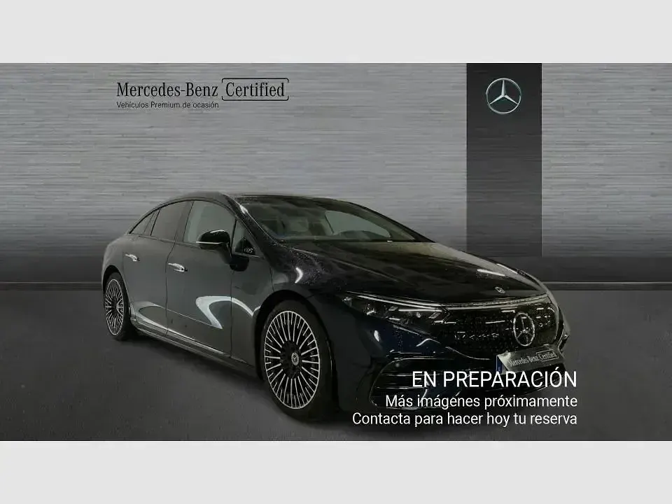 Usado Mercedes EQS450+ 264 kW (360 CV) 2024 Azul Berlina