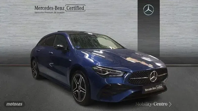 Usado Mercedes CLA250e 217 CV (159 kW) 2025 Azul Coupe