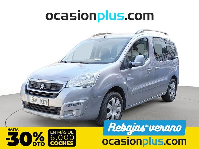 Gris Usado 2017 Peugeot Partner Style Monovolumen | 14.500 € (Un poco caro) - Imagen 1/4