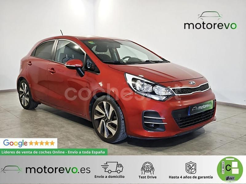 Rojo Usado 2017 Kia Rio Berlina | 9990 € (Precio justo) - Imagen 1/4