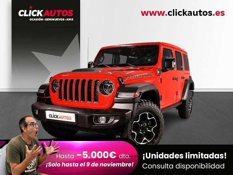 Rojo Usado 2022 Jeep Wrangler Rubicon SUV | 62.200 € (Caro) - Imagen 1/4