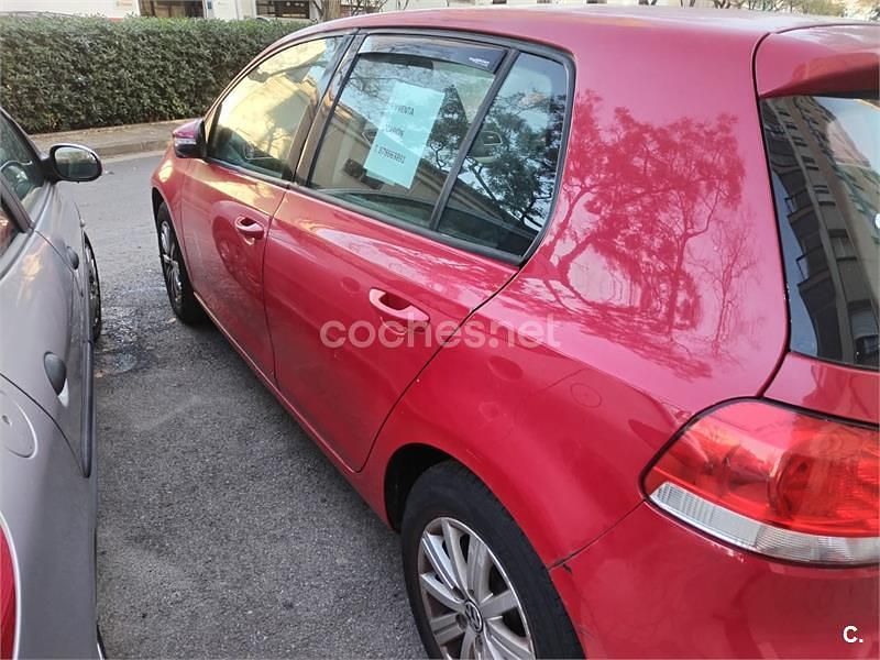Usado VW Golf VI Sport 105 CV (77 kW) 2010 Rojo Utilitario