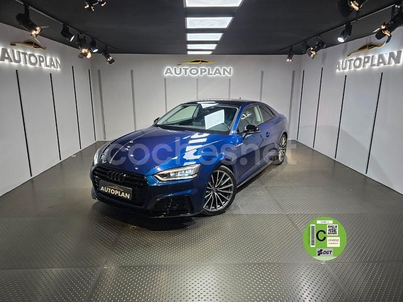 Usado Audi A5 S-Line 190 CV (139 kW) 2017 Azul Coupe