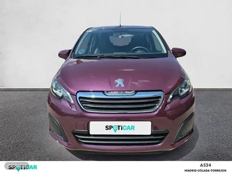 Usado Peugeot 108 Active 82 CV (60 kW) 2018 Rojo Berlina