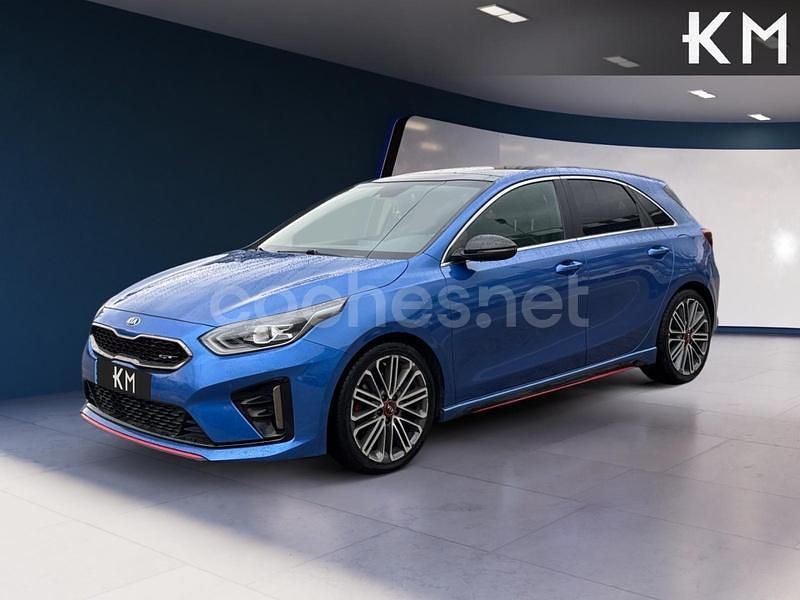 Azul Usado 2021 Kia Ceed GT Berlina | 22.500 € (Precio justo) - Imagen 1/4