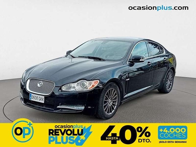 Usado Jaguar XF Luxury 207 CV (152 kW) 2009 Negro Berlina