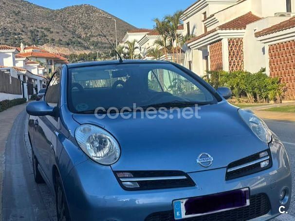 Usado Nissan Micra C+C Tekna 110 CV (80 kW) 2006 Azul Descapotable