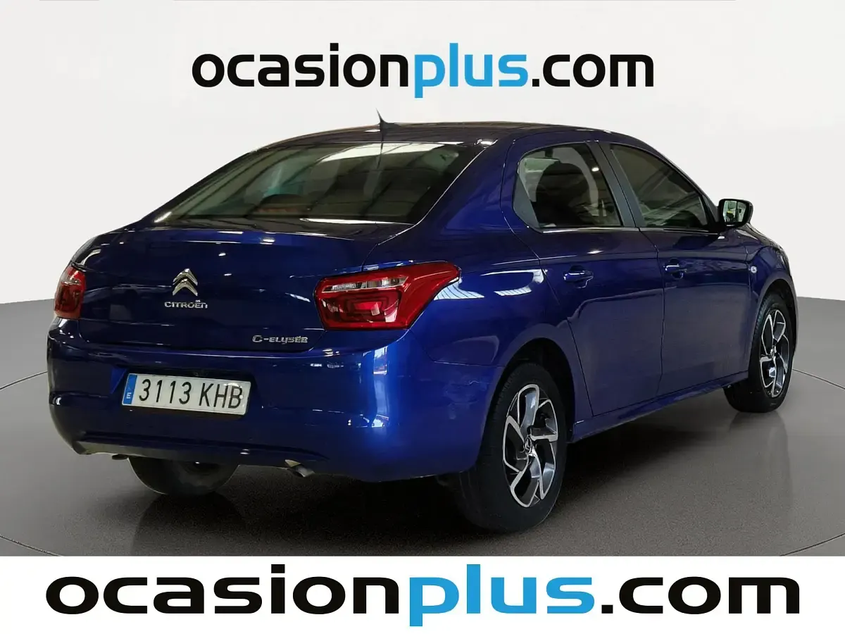 Usado Citroën C-Elysee I PureTech 82 CV (60 kW) 2018 Azul Berlina