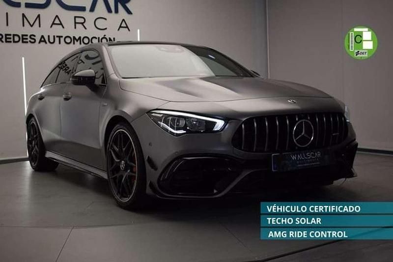 Usado Mercedes CLA45 AMG Shooting Brake AMG 421 CV (309 kW) 2020 Gris Familiar