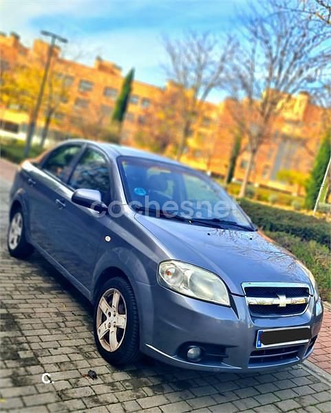 Azul Usado 2007 Chevrolet Aveo LT Berlina | 3950 € (Precio justo) - Imagen 1/4