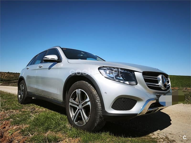 Usado Mercedes GLC250 Exclusive 204 CV (150 kW) 2016 Gris / plata SUV