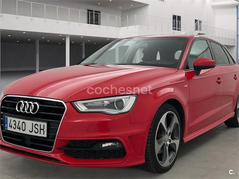 Usado Audi A3 Sport 110 CV (80 kW) 2016 Rojo Berlina
