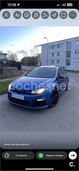 Azul Usado 2010 VW Golf VI R Berlina | 21.000 € - Imagen 1/4