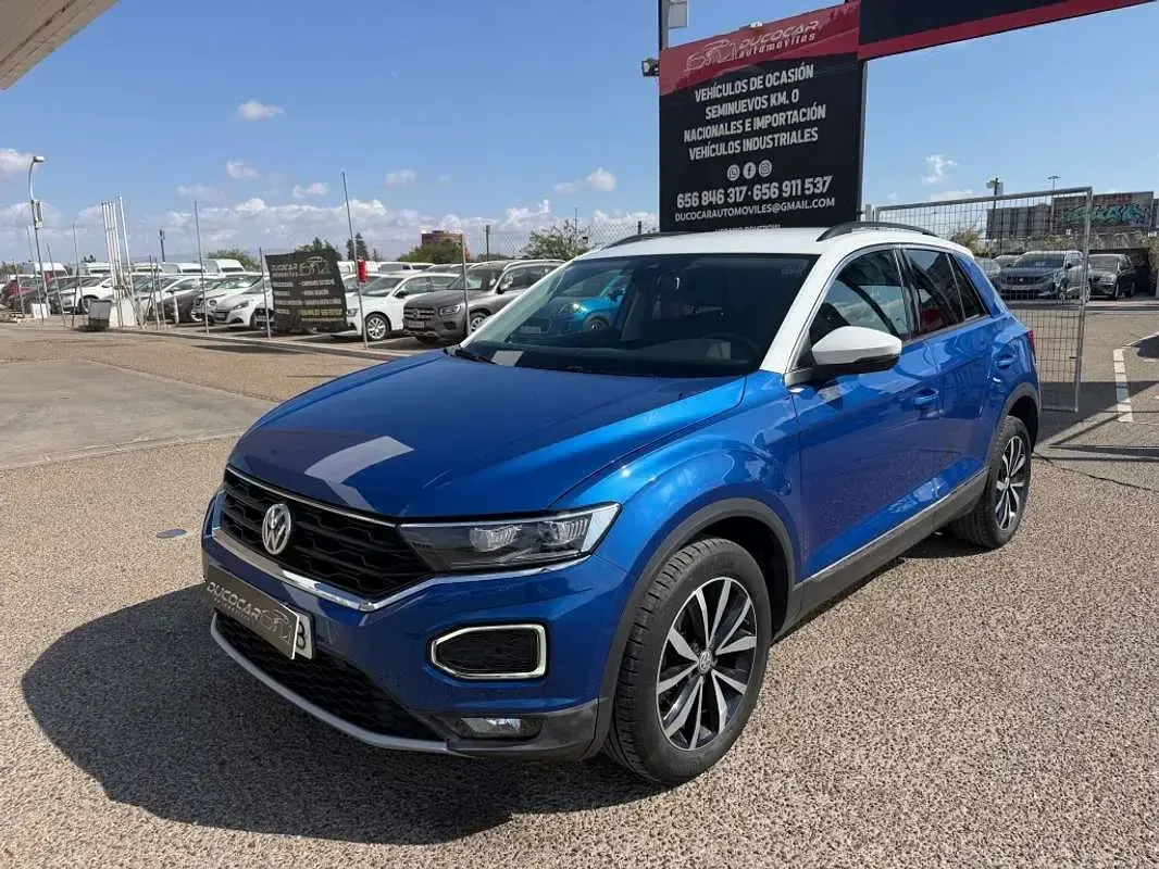Usado VW T-Roc Edition 116 CV (85 kW) 2019 Azul SUV