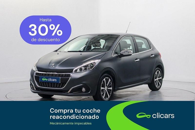 Usado Peugeot 208 Allure 110 CV (80 kW) 2017 Gris Utilitario