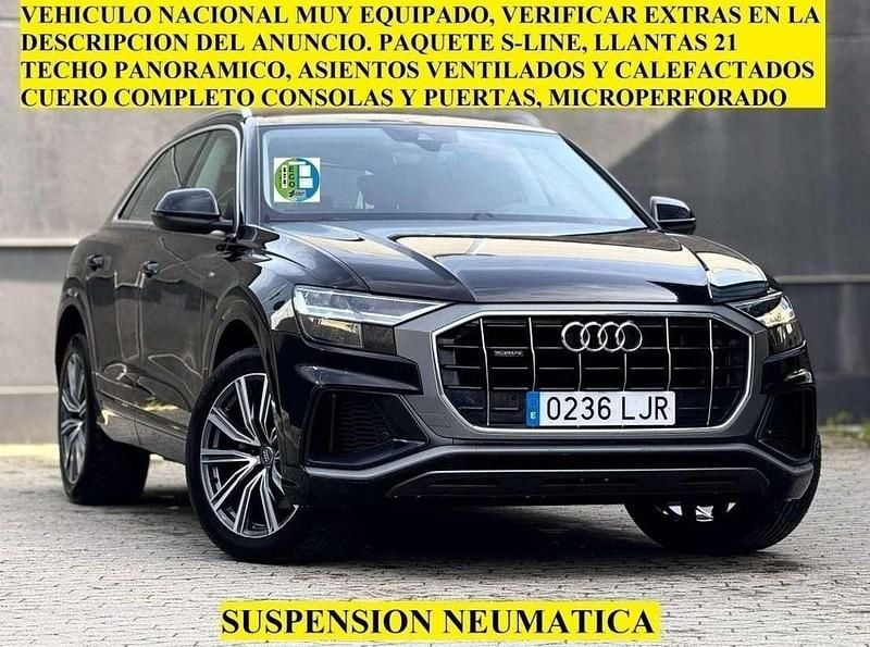 Negro Usado 2020 Audi Q8 S-Line SUV | 57.995 € (Super precio) - Imagen 1/4