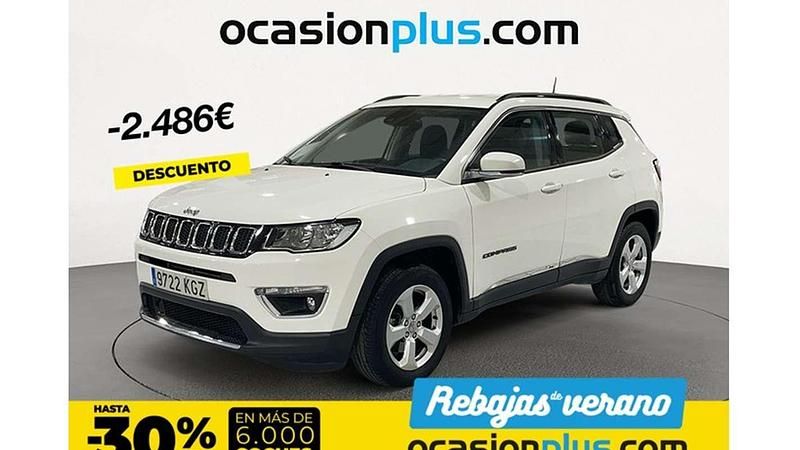 Blanco Usado 2018 Jeep Compass Longitude SUV | 14.864 € (Buen precio) - Imagen 1/4