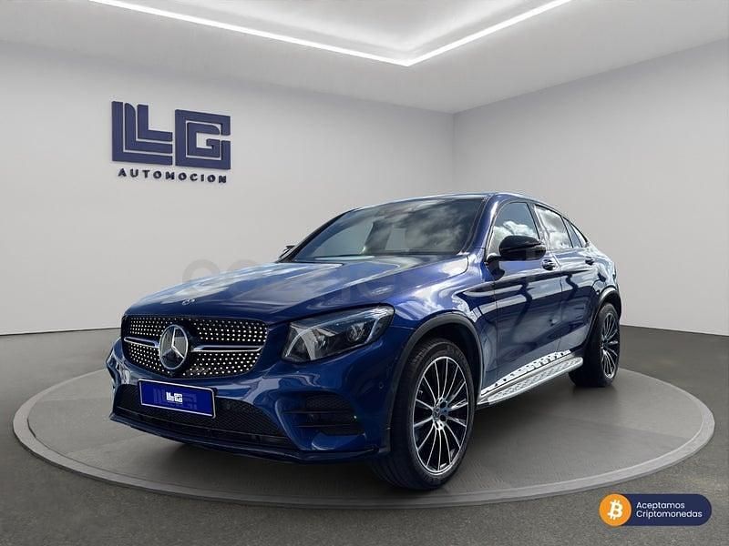 Usado Mercedes GLC250 204 CV (150 kW) 2017 Azul Coupe