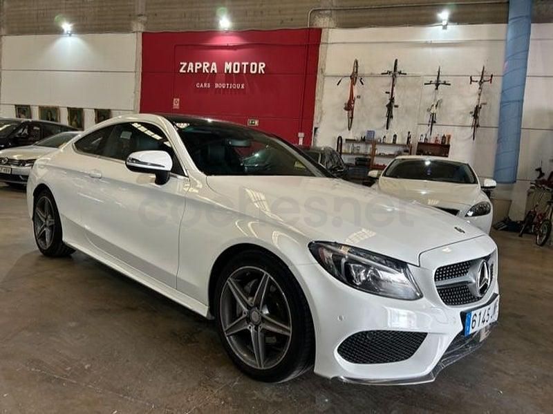 Usado Mercedes C220 170 CV (125 kW) 2017 Blanco Coupe