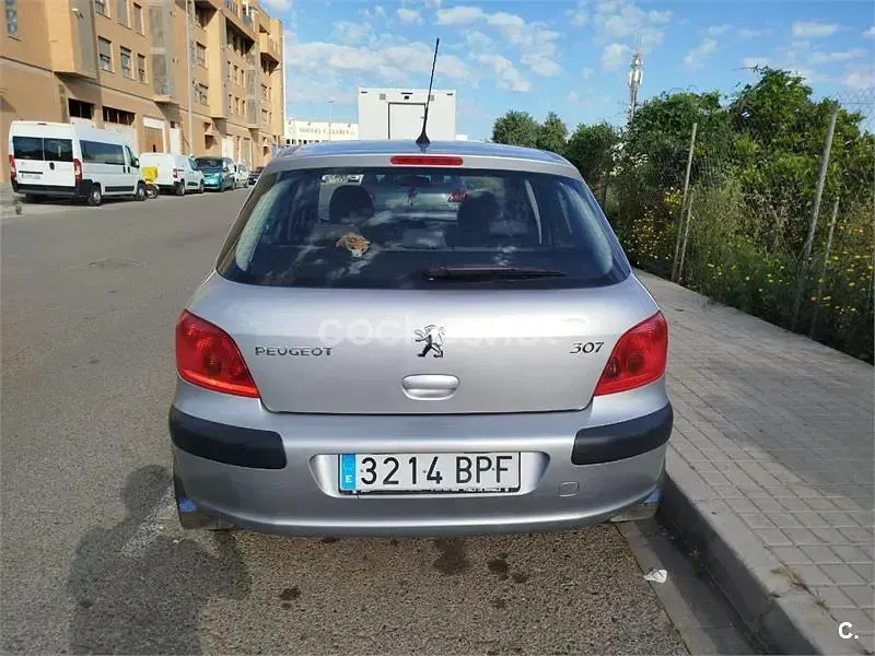 Usado Peugeot 307 110 CV (80 kW) 2001 Gris / plata Utilitario