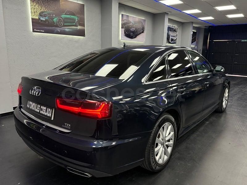 Usado Audi A6 218 CV (160 kW) 2015 Azul Berlina