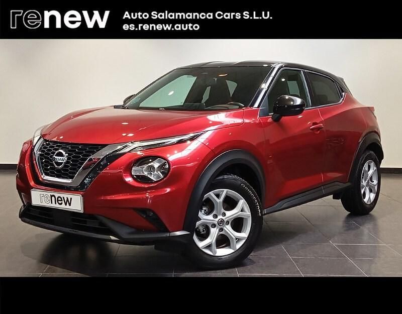 Usado Nissan Juke Tekna 114 CV (83 kW) 2022 Rojo burgundi / tech SUV
