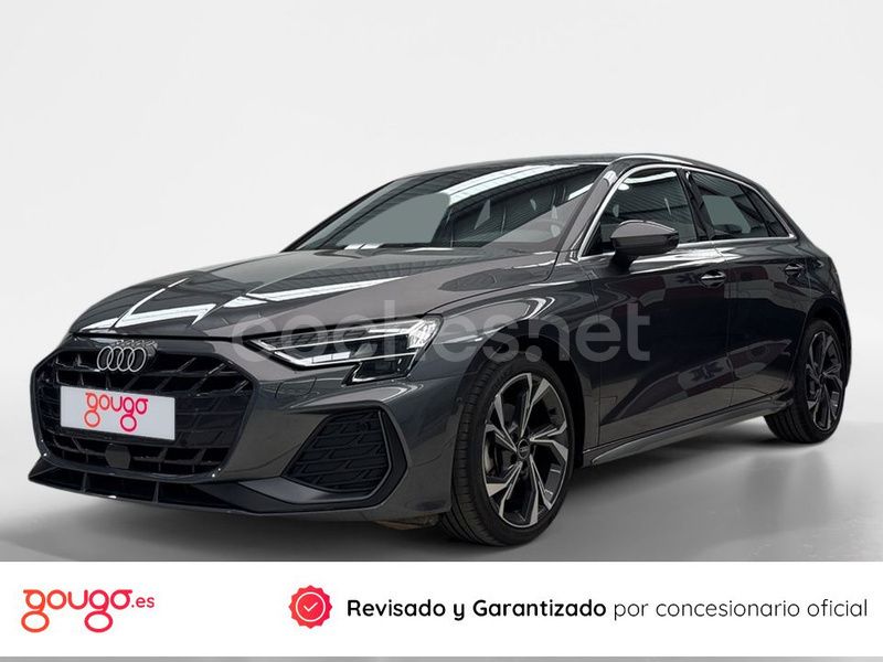 Gris / plata Usado 2024 Audi A3 Sportback e-tron S-Line Berlina | 35.000 € (Un poco caro) - Imagen 1/4