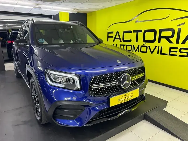 Usado Mercedes GLB200 150 CV (110 kW) 2021 Azul SUV
