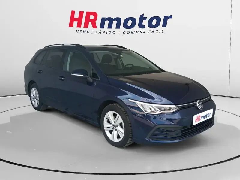 Azul Usado 2021 VW Golf VIII Life Familiar | 17.090 € (Precio justo) - Imagen 1/4