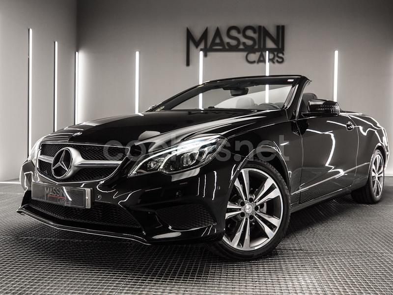 Usado Mercedes E220 170 CV (125 kW) 2014 Negro Descapotable