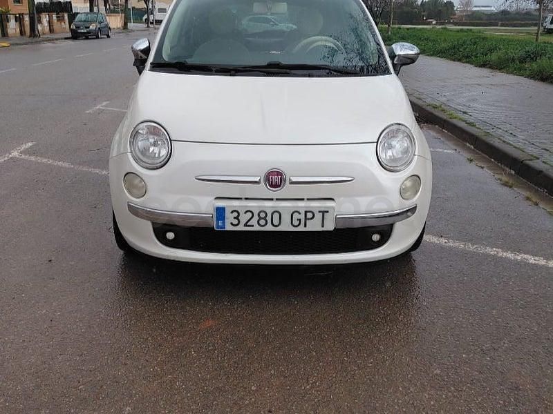 Usado Fiat 500 Lounge 69 CV (50 kW) 2009 Blanco Descapotable