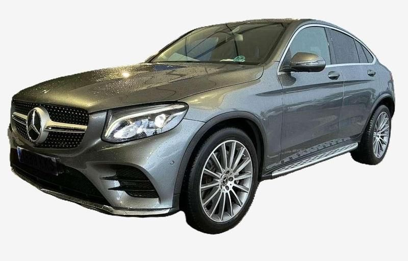 Usado Mercedes GLC220 170 CV (125 kW) 2018 Gris Coupe