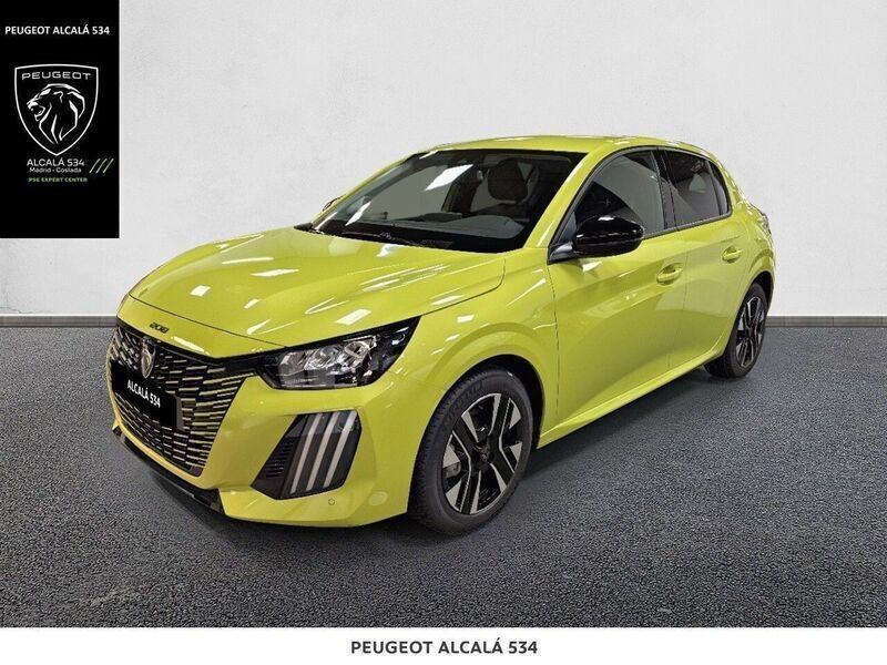 Amarillo Nuevo 2025 Peugeot e-208 Allure Utilitario | 29.428 € (Precio justo) - Imagen 1/4