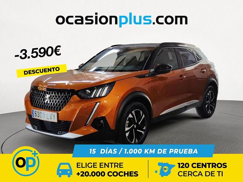 Naranja Usado 2022 Peugeot 2008 GT SUV | 16.390 € (Precio justo) - Imagen 1/4
