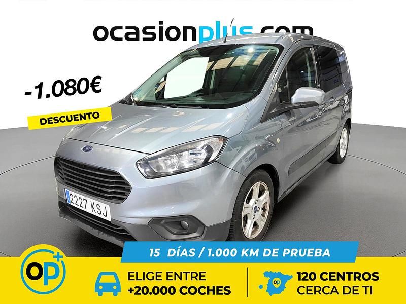 Azul Usado 2018 Ford Transit Trend Familiar | 11.890 € (Un poco caro) - Imagen 1/4