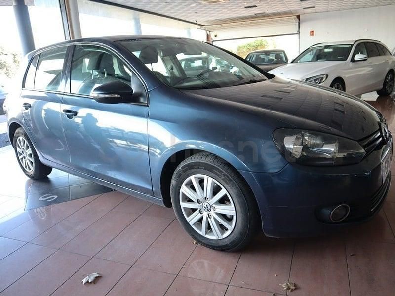 Usado VW Golf VI 105 CV (77 kW) 2011 Azul Utilitario