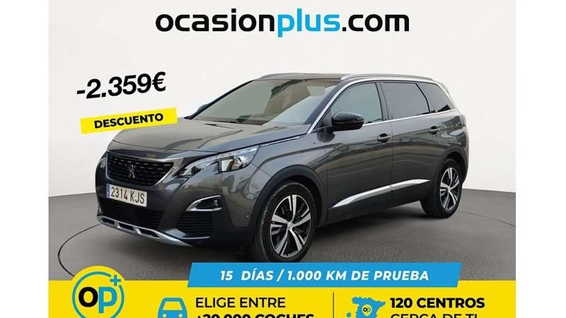 Usado Peugeot 5008 GT-line 120 CV (88 kW) 2018 Gris SUV